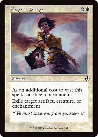 Angelic Purge (Retro Frame) (Innistrad Remastered) Light Play