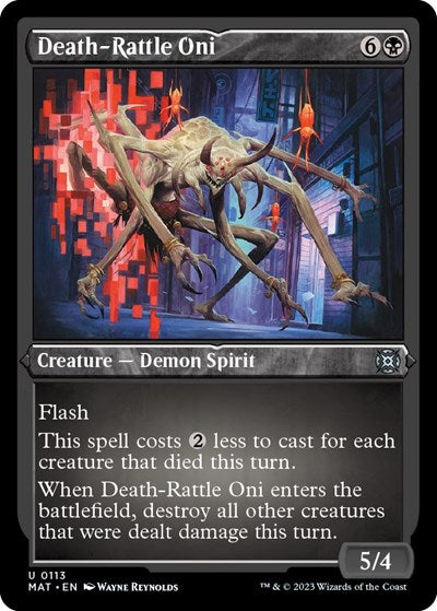 Death Rattle Oni Foil Etched|1|0|0.00