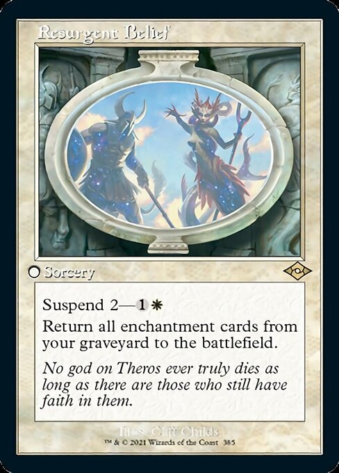 Resurgent Belief (Retro Frame) (Modern Horizons 2) Light Play Foil