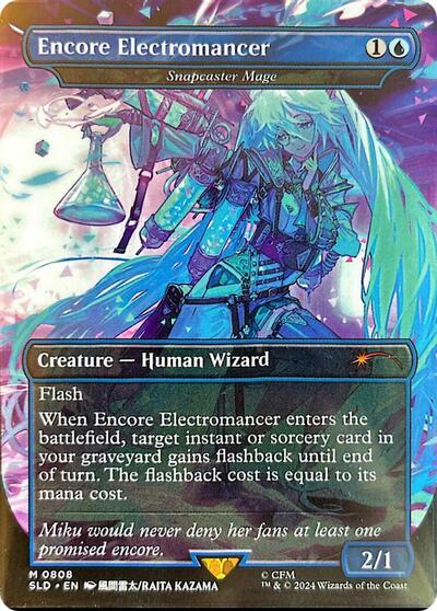 Encore Electromancer - Snapcaster Mage (Rainbow Foil) (Secret Lair) Light Play Foil