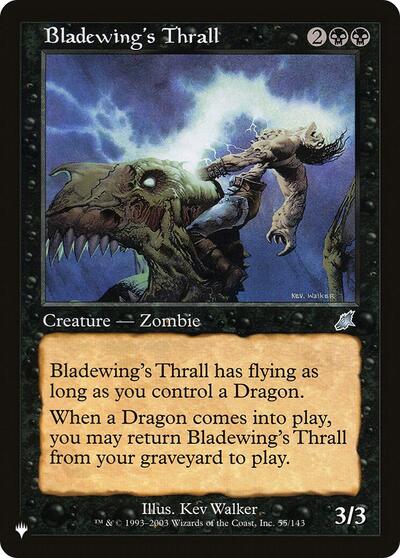 Bladewing's Thrall (The List) Light Play