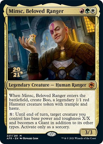 Minsc, Beloved Ranger (Promos: Prerelease Cards) Near Mint Foil