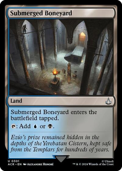 Submerged Boneyard (Universes Beyond: Assassin's Creed) Light Play