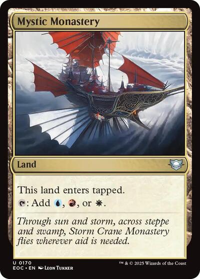Mystic Monastery (Commander: Edge of Eternities) Light Play