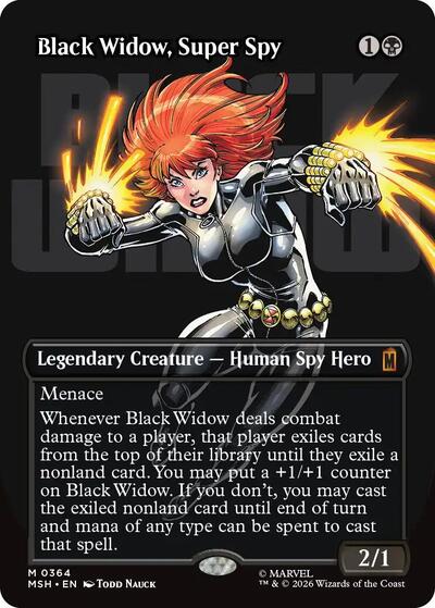 Black Widow Super Spy Borderless 0364|2|0|0.00