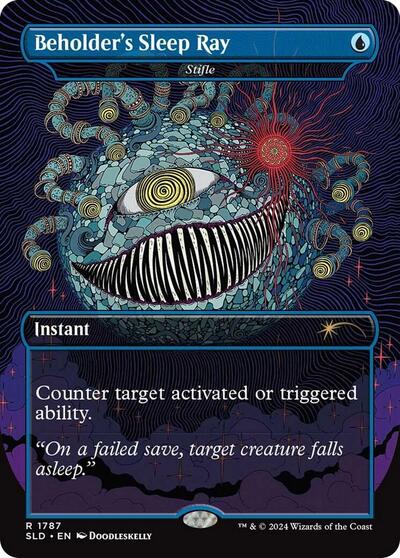 Beholder's Sleep Ray - Stifle (Secret Lair) Near Mint