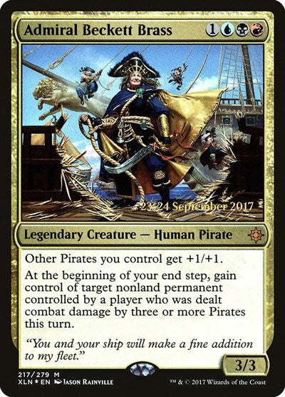 Admiral Beckett Brass (Promos: Prerelease Cards) Near Mint Foil