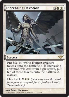 Increasing Devotion (Dark Ascension) Near Mint Foil