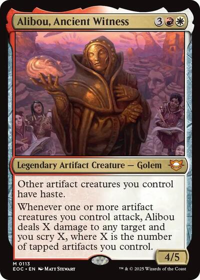 Alibou, Ancient Witness (Commander: Edge of Eternities) Near Mint