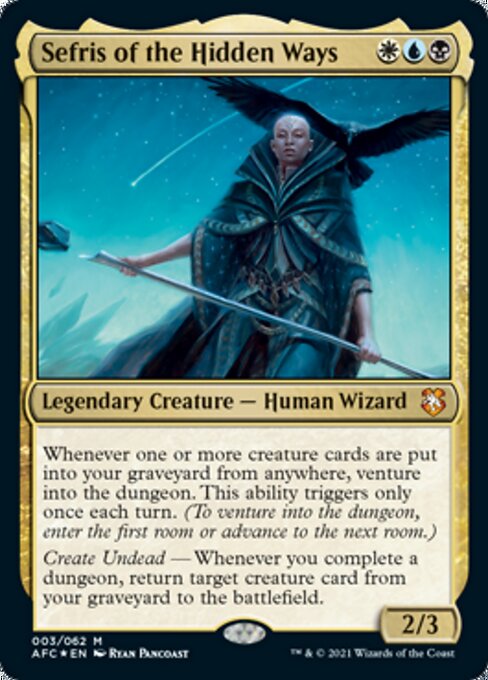 Sefris of the Hidden Ways (Commander 2021 Forgotten Realms) Medium Play Foil