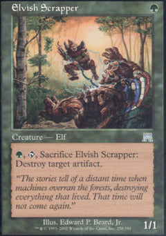 Elvish Scrapper (Onslaught) Medium Play Foil