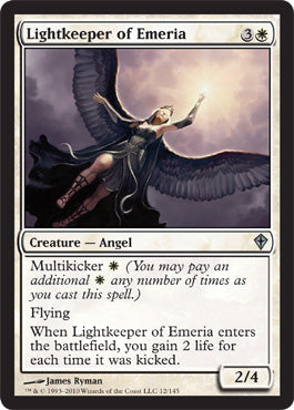 Lightkeeper of Emeria (Worldwake) Light Play Foil