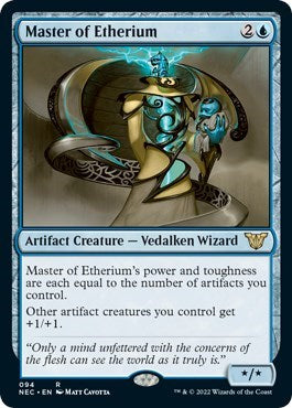 Master of Etherium (Commander: Kamigawa: Neon Dynasty) Damaged / Poor