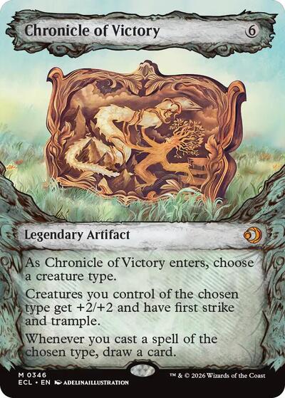 Chronicle of Victory (Showcase) (Lorwyn Eclipsed) Near Mint
