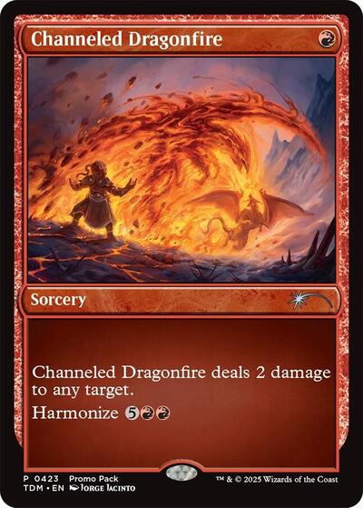 Channeled Dragonfire (Promo Pack: Tarkir: Dragonstorm) Near Mint