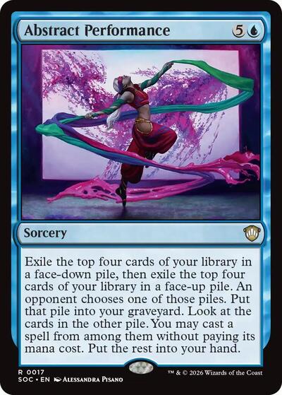 Abstract Performance (Commander: Secrets of Strixhaven) Near Mint