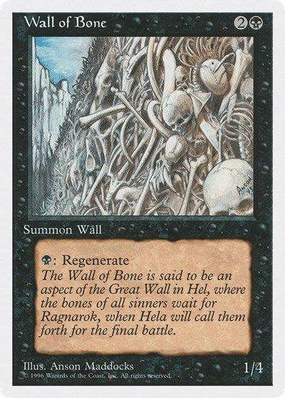 Wall of Bone (Introductory Two-Player Set) Near Mint