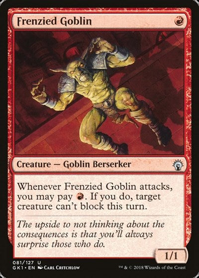 Frenzied Goblin (Guilds of Ravnica: Guild Kits) Near Mint