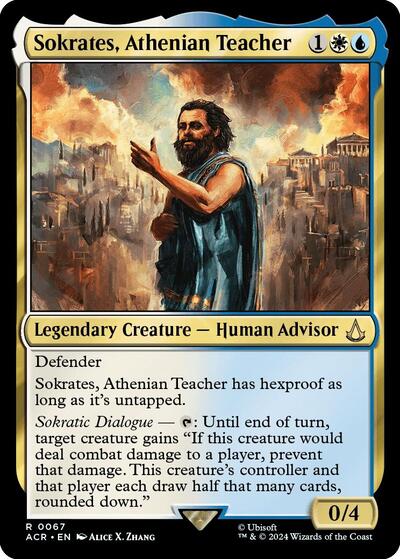 Sokrates, Athenian Teacher (Universes Beyond: Assassin's Creed) Near Mint