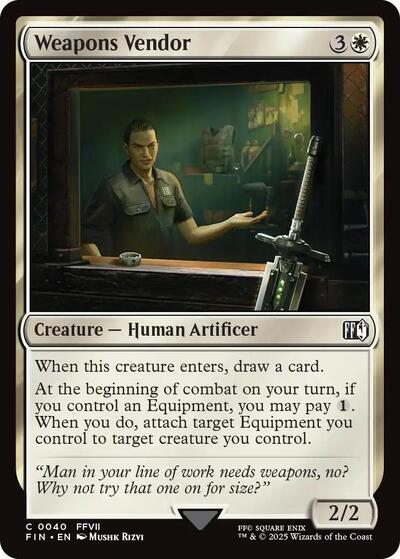 Weapons Vendor (Universes Beyond: FINAL FANTASY) Light Play Foil