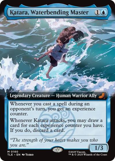 Katara, Waterbending Master (Extended Art) (Avatar: The Last Airbender: Eternal-Legal) Damaged / Poor