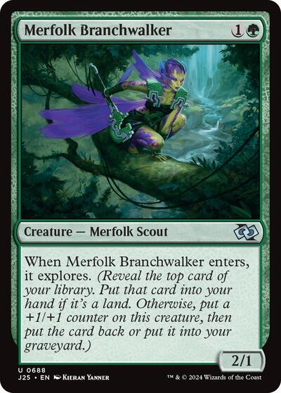 Merfolk Branchwalker (Foundations Jumpstart) Medium Play