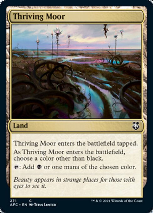 Thriving Moor (Commander 2021 Forgotten Realms) Near Mint