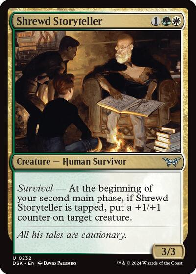 Shrewd Storyteller (Duskmourn: House of Horror) Light Play