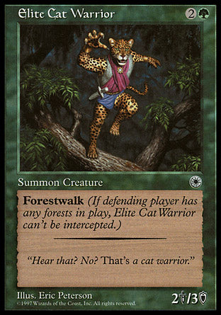 Elite Cat Warrior (2) (Portal) Medium Play