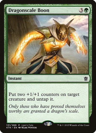 Dragonscale Boon (Promos: Ugin's Fate) Medium Play