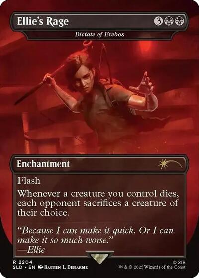 Ellie's Rage - Dictate of Erebos (Secret Lair) Near Mint
