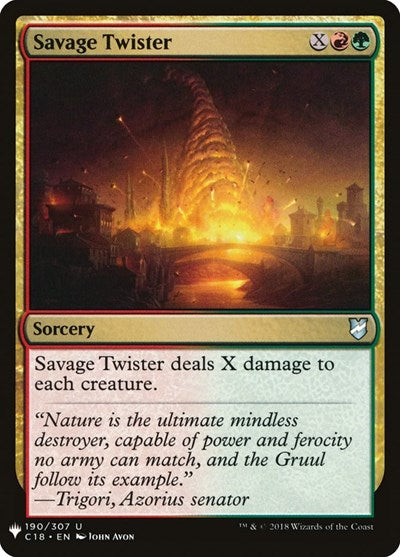 Savage Twister (Mystery Booster) Light Play