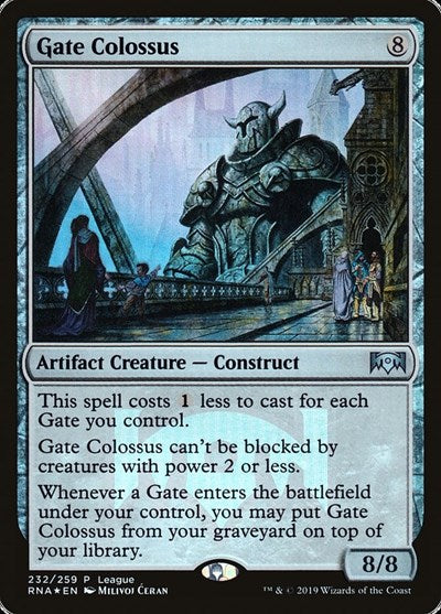 Gate Colossus (Promos: League) Light Play Foil