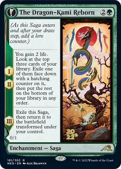 The Dragon-Kami Reborn // Dragon-Kami's Egg (Promos: Prerelease Cards) Near Mint Foil