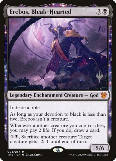 Erebos, Bleak-Hearted (Promo Pack: Theros Beyond Death) Near Mint Foil
