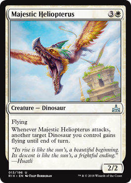 Majestic Heliopterus (Rivals of Ixalan) Medium Play