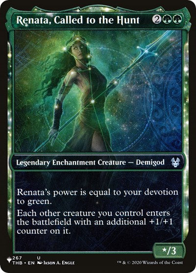 Renata, Called to the Hunt (Showcase) (The List) Near Mint