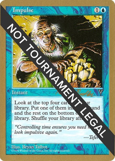 Impulse - 1998 Randy Buehler (VIS) (World Championship Decks) Light Play