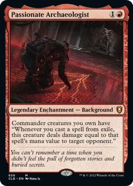 Passionate Archaeologist (Commander Legends: Battle for Baldur's Gate) Near Mint Foil