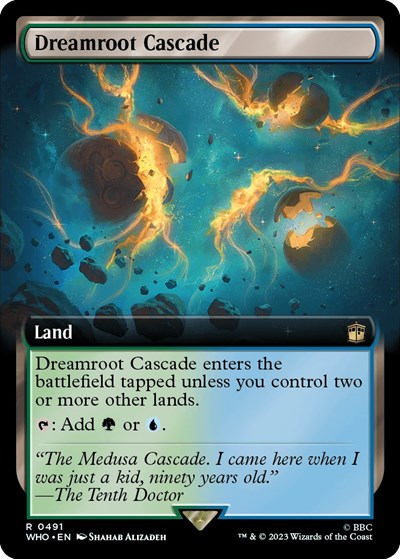 Dreamroot Cascade (Extended Art) (Universes Beyond: Doctor Who) Near Mint Foil