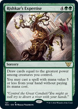 Rishkar's Expertise (Commander: Kamigawa: Neon Dynasty) Light Play