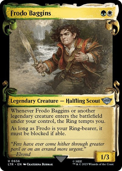 Frodo Baggins (Showcase Scrolls) (Universes Beyond: The Lord of the Rings: Tales of Middle-earth) Near Mint