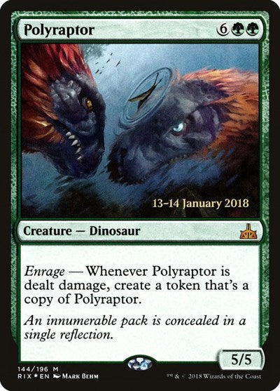 Polyraptor (Promos: Prerelease Cards) Light Play Foil