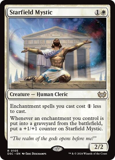 Starfield Mystic (Commander: Duskmourn: House of Horror) Near Mint
