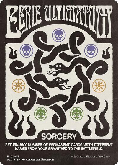 Eerie Ultimatum (Halo Foil) (Secret Lair Countdown Kit) Near Mint Foil
