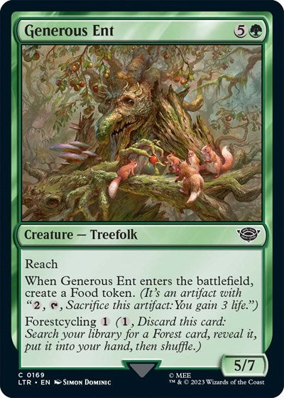 Generous Ent (Universes Beyond: The Lord of the Rings: Tales of Middle-earth) Medium Play Foil