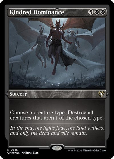Kindred Dominance (Foil Etched) (Commander Masters) Near Mint Foil