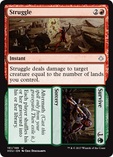 Struggle to Survive (Hour of Devastation) Medium Play