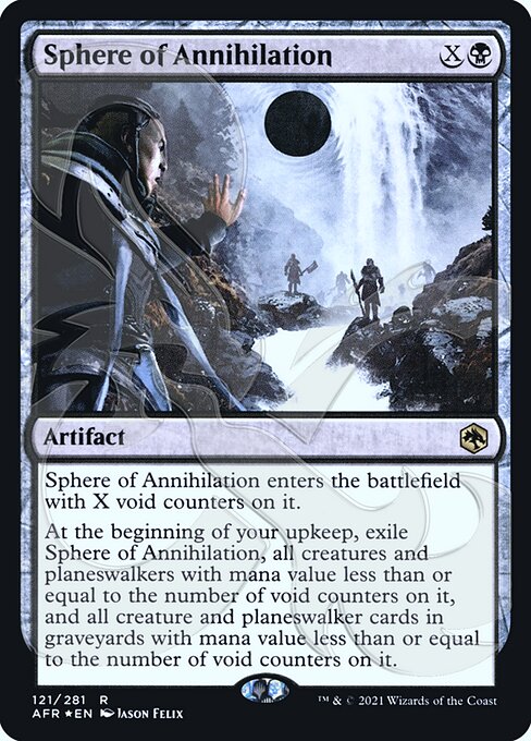 Sphere of Annihilation (AFR Ampersand Promos) Near Mint Foil