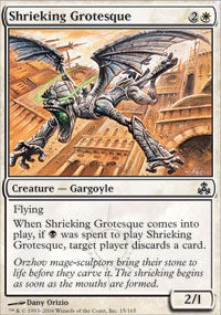 Shrieking Grotesque (Guildpact) Light Play Foil